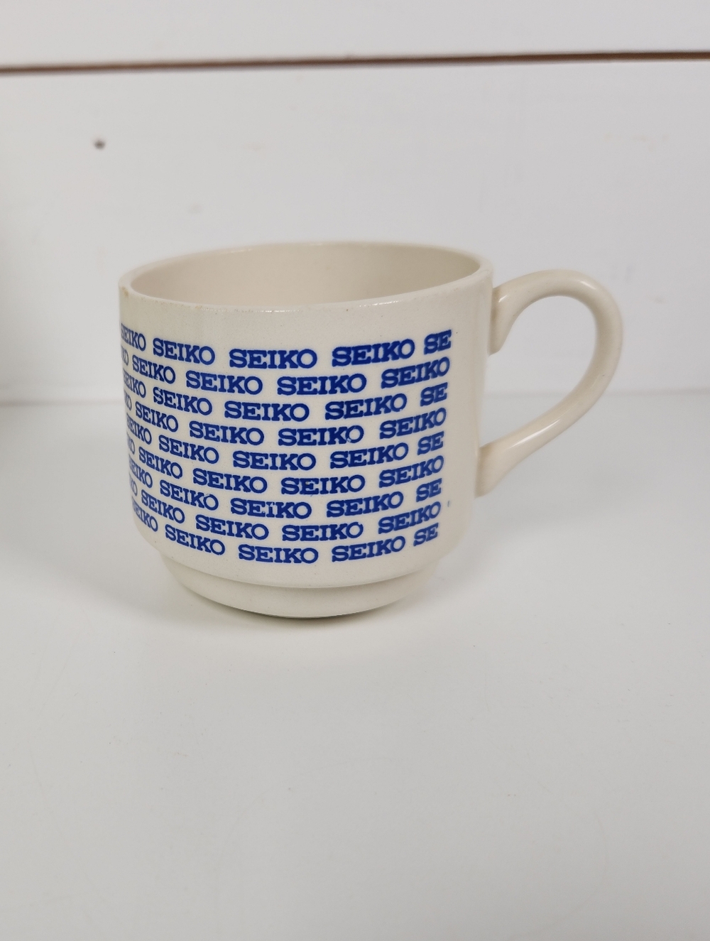 Vintage Seiko Coffee Mug USA | Blue Logo